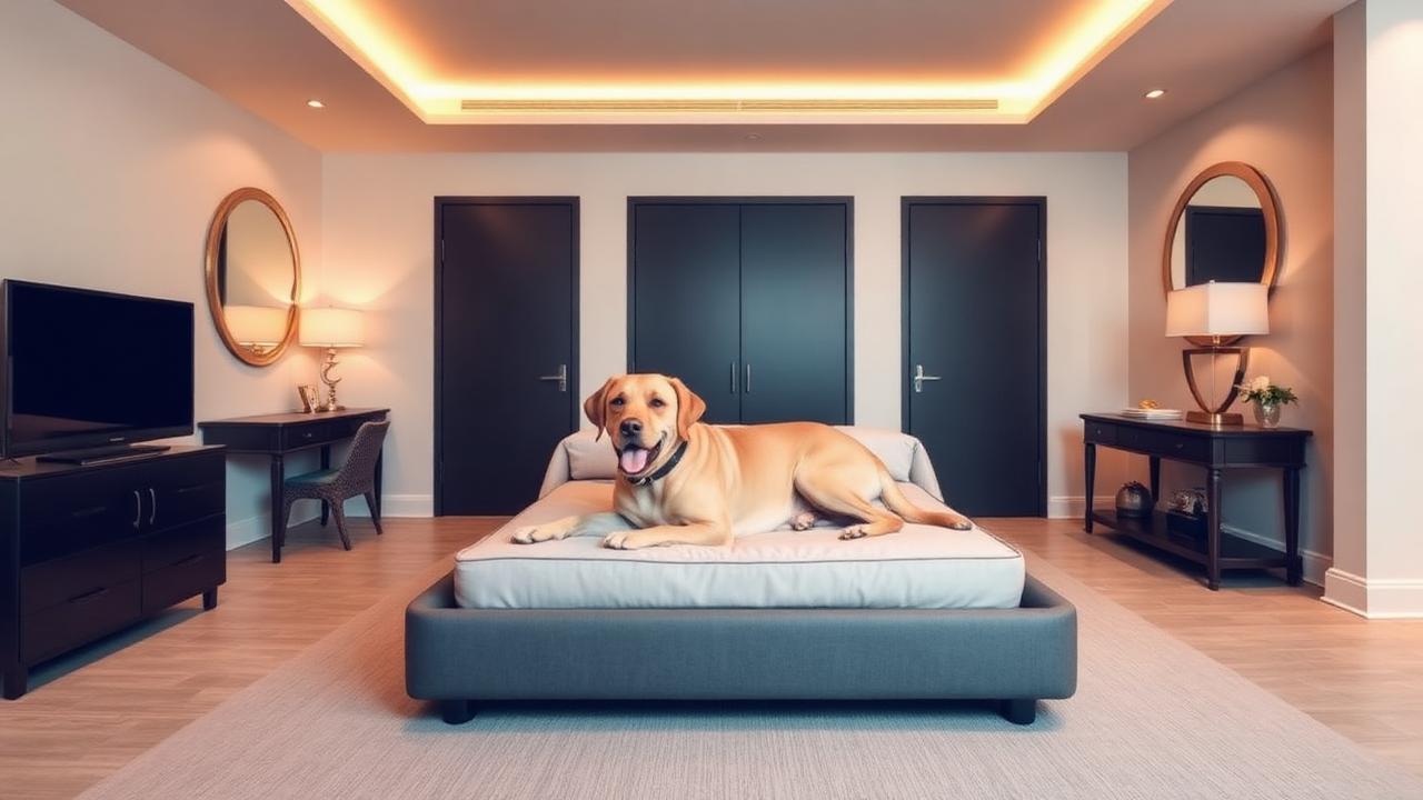 Luxury Dog Boarding Suit